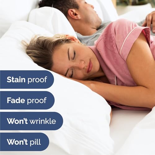 Queen Size 4 Piece Sheet Set - Comfy Breathable & Cooling Sheets - White, view 6