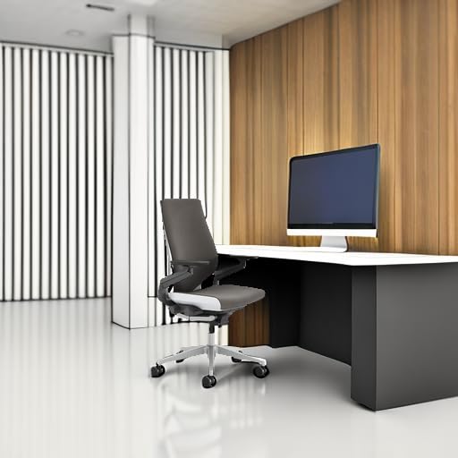 Steelcase Gesture Office Chair, Carpet Floors, Graphite Gray, view 3