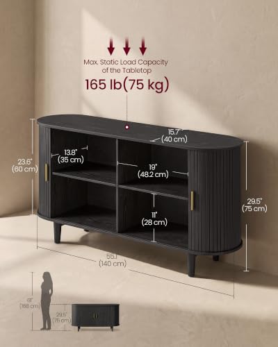 Storage Cabinet, Sideboard with Adjustable Shelves, view 3