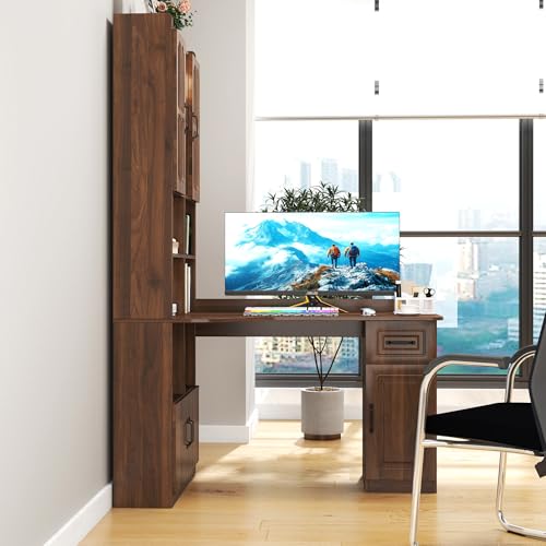 Jmyab L-Shaped Corner Computer Desk for Home Office, view 6