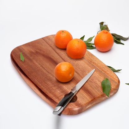 Small Acacia Wood Cutting Boards for Kitchen with Hanging, view 5