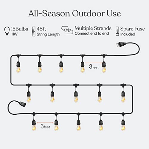 Ambience Pro Incandescent Outdoor String Lights, view 4
