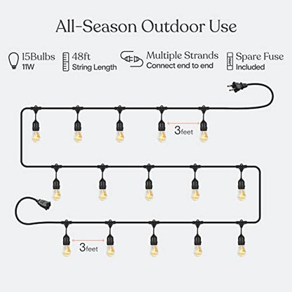 Ambience Pro Incandescent Outdoor String Lights, view 4