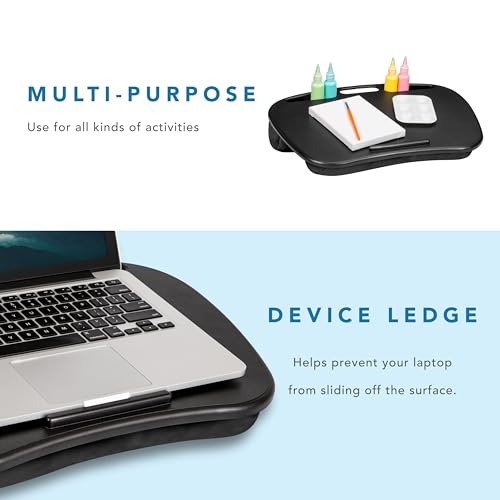 MyDesk Lap Desk – Black, Fits 15.6” Laptops, view 7