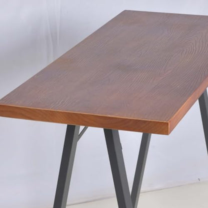 Industrial Rustic 41.3" Height Solid Pine Wood Top Pub Bar Table Bar Height Kitchen Dining Room Table Modern Narrow Long Sofa Table Coffee Table