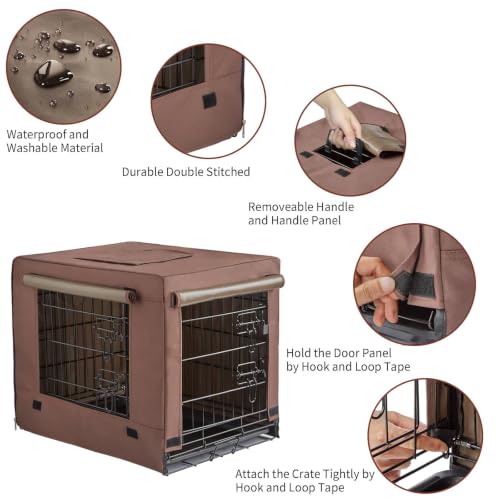 Dog Crates for Small Size Dogs Indoor Double Door Dog Kennels & Houses, view 5