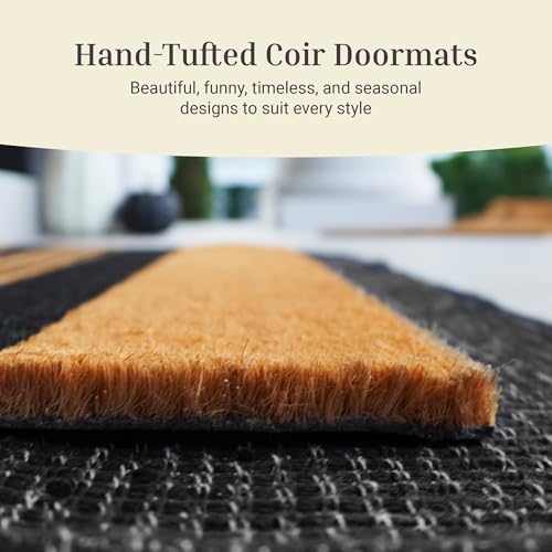 Fall Door Mat - Welcome Mat for Front Door with Non-Slip Backing - Durable Doormat - Perfect for Outside Entrance and Entryway Matt - Outdoor/Indoor - Hey There Pumpkin - 17" x 30"