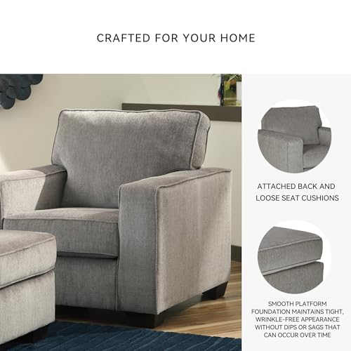 Signature Design by Ashley Altari Modern Chair, Light Gray