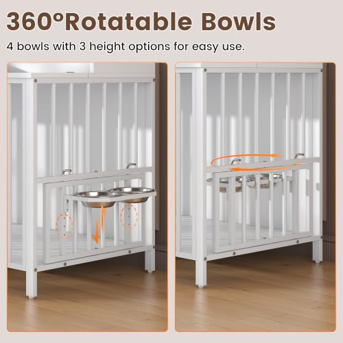 78 Inch Dog Crate, Large Dog Crate for 2 Dogs, view 5