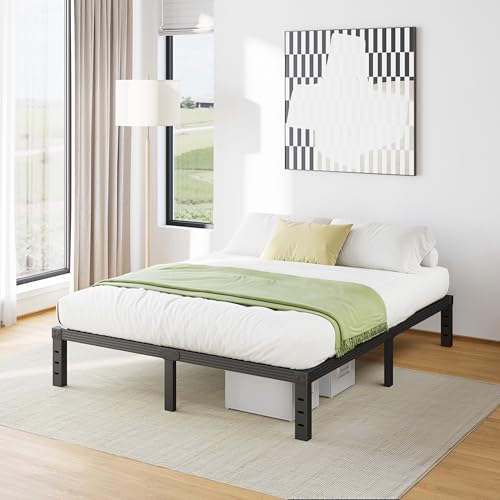 12 Inch High Metal Full Size Bed Frame, view 3