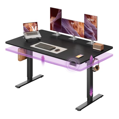 Standing Desk, 55x28 Inch Electric Adjustable Desk, 30-Min Assembly, view 2