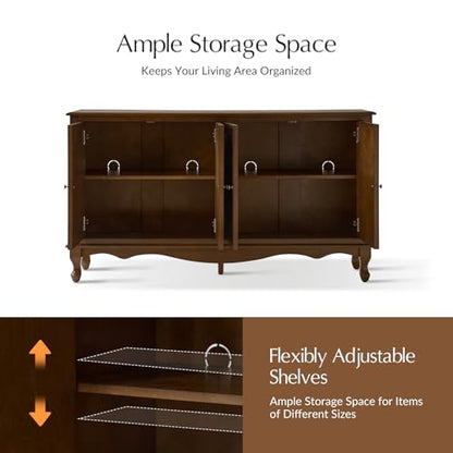 Sideboard Buffet Cabinet with Storage, view 4