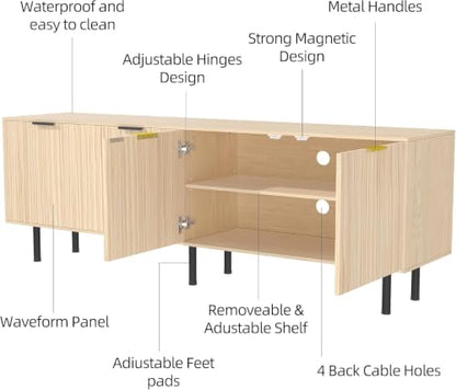 TV Stand for TVs up to 80 Inch, TV Stands for Living Room & Bedroom, view 7