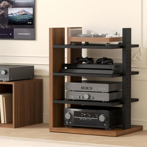 Space-Saving Corner Audio Rack, view 2