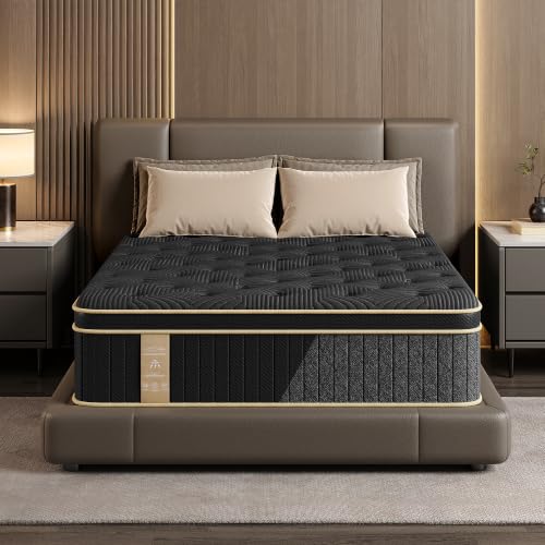 Mattress Queen Size, 12 Inch Queen Hybrid Mattress in a Box, view 2