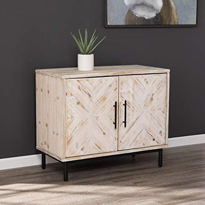 Eslanton Farmhouse Anywhere Cabinet, Whitewashed
