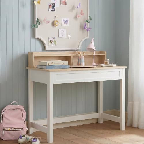 39 Inch Small Computer Desk with Drawer and Hutch, view 3