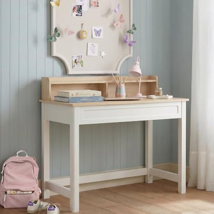39 Inch Small Computer Desk with Drawer and Hutch, view 3