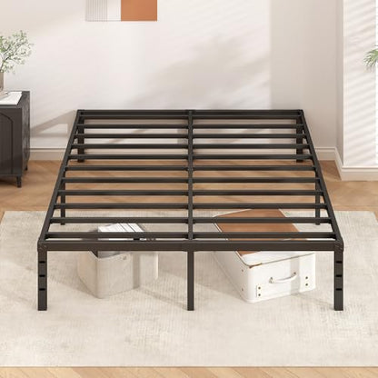 HLIPHA Metal Platform Bed Frame 12 Inch Tall, No Box Spring Needed, view 6