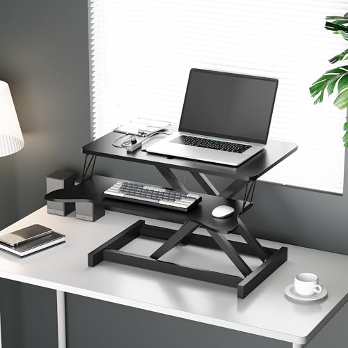 Standing Desk Converter, Height Adjustable Sit to Stand Up Workstation, view 6