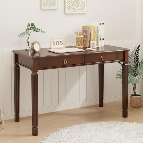 Computer Writing Desk with 2 Storage Drawers, view 2