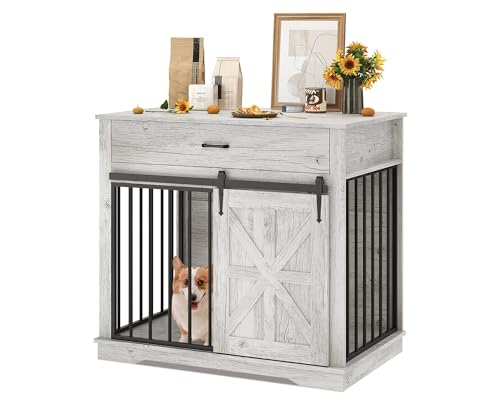 37.8" Dog Crate Furniture, view 2