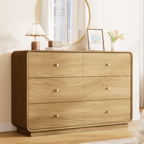 6 Drawer Dresser for Bedroom, view 2