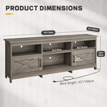 TV Stand for 80/75/70 Inch TVs, view 3