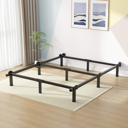 Metal Bed Frame, 9-Leg Bed Base for Box Spring, Full, 8 Inch, view 3