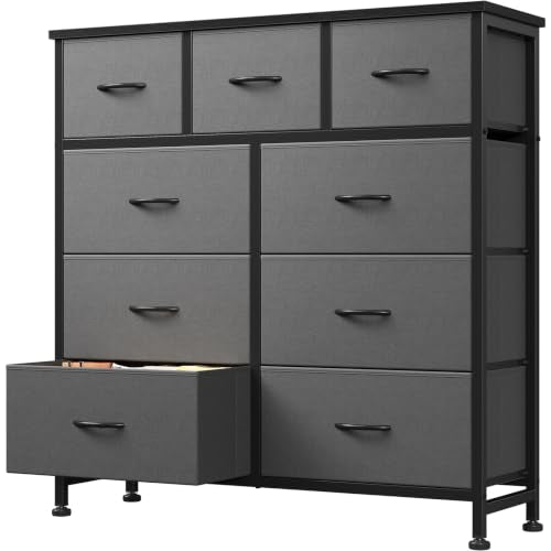 9 Drawer Dresser for Bedroom, Storage Organizer Chest of Drawers, view 2