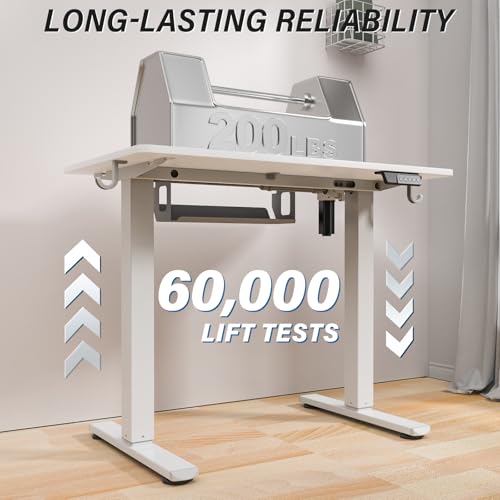 Standing Desk, 35x20 Inch Electric Height Adjustable Computer Desk, view 6