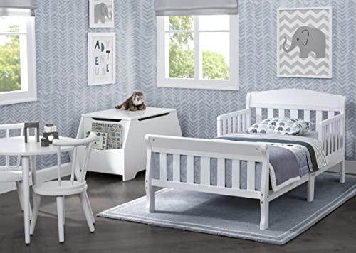 Canton Toddler Bed, White, view 3