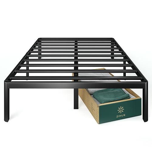 ZINUS Van 16 Inch Metal Platform Bed Frame / Steel Slat Support / No Box Spring, view 2