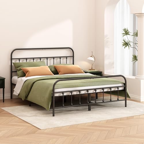 Kujielan Metal Bed Frame Full Size,Easy to Assemble,Black, view 3