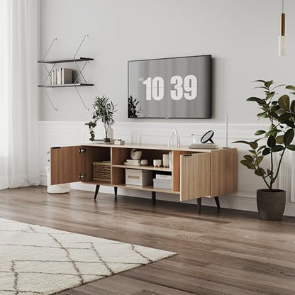Modern TV Stand with Storage Cabinet, view 7