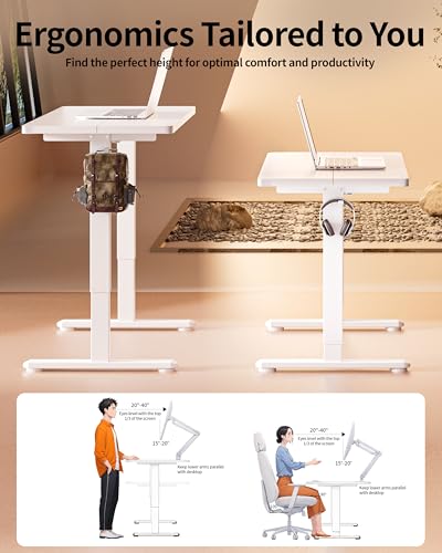 Standing Desk Electric Adjustable Computer Desk-Stand up Desk Office Gaming, view 5