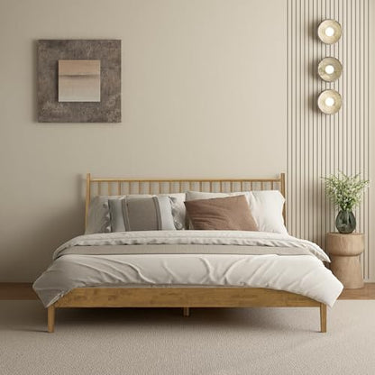 Inno Wooden Bed Frame with Headboard, view 2