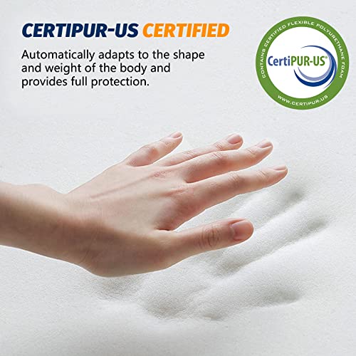 Memory Foam Camping Mattress Pad, CertiPUR-US Sleeping Mat, view 5