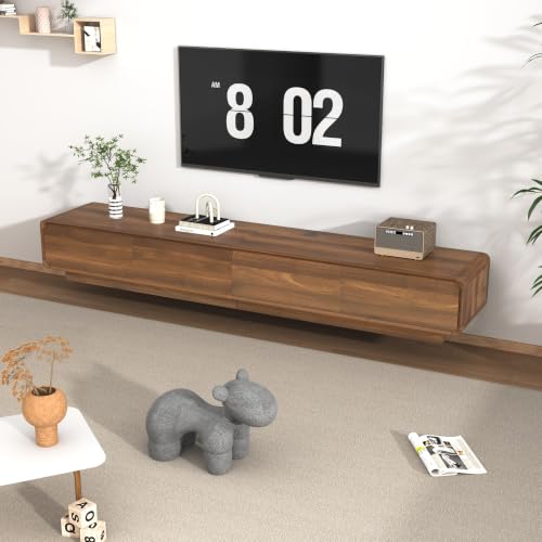 78.7" Minimalist Floating TV Stand for TVs up to 85 Inches, view 6