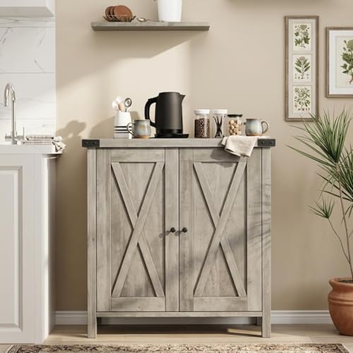 GAOMON Farmhouse Sideboard Buffet Cabinet with Storage, view 2