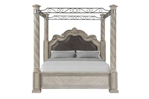 Four Poster Bed Frame King, view 4