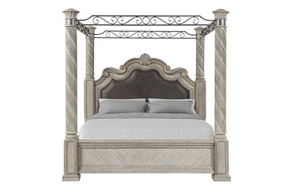 Four Poster Bed Frame King, view 4