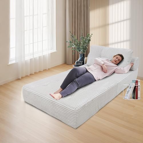 Memory Foam Folding Sofa Bed, Versatile Convertible Sleeper Chair