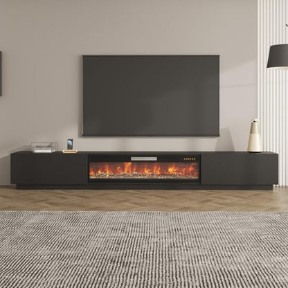109 Inch Electric Fireplace TV Stand for 100+ Inch TV, view 4