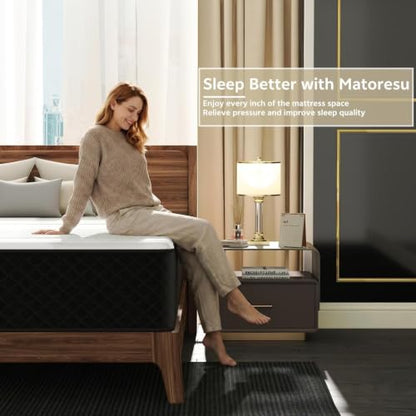 12 Inch Queen Hybrid Mattress in a Box, Firm Pocket Spring, Gel Foam, view 4