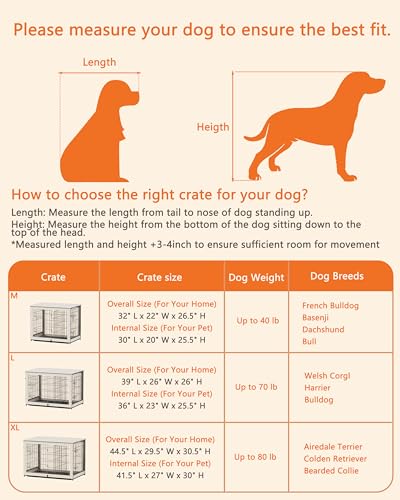 Wooden Dog Crate Furniture with Divider Panel, view 8