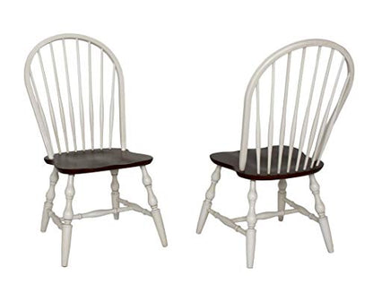 Andrews 5 Piece Butterfly Dining Set with Windsor Spindleback Chairs