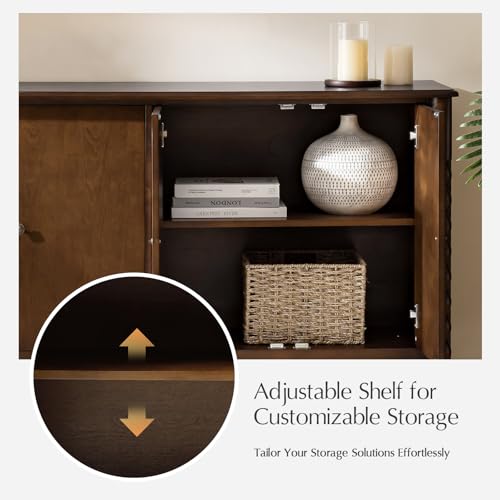 60" Sideboard Cabinet with Spindle Design, view 4