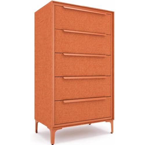 Naima Premium Fabric Dresser, Strong Metal Frame, view 2