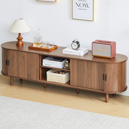 70.87”Tambour TV Stand for 50-80 Inch, view 7